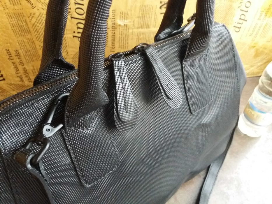 дамска черна чанта/Kennel & Schmenger кожена-естествена кожа