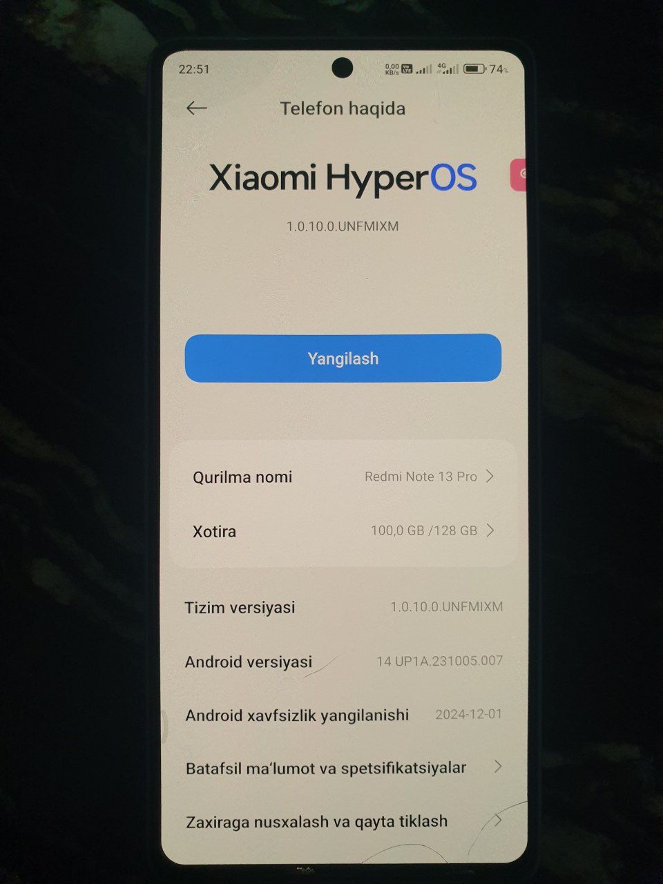 Redmi not 13 pro