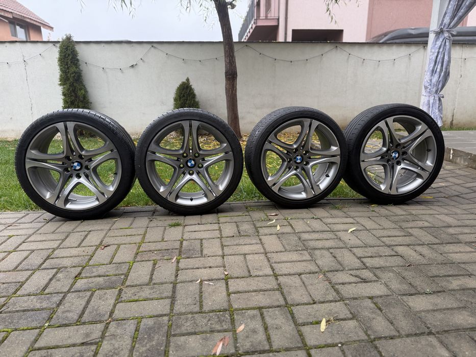 Jante BMW + Cauciucuri Vara 255/35/19 5x120 ET 33 Seria 3/4/5/6/7