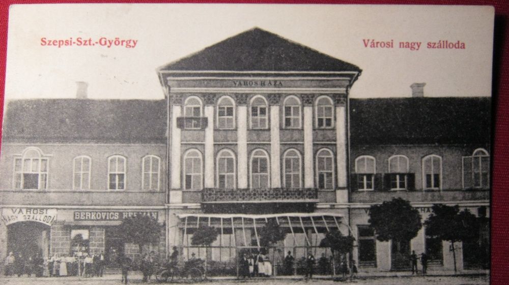 Ilustrata veche,Sfantu Gheorghe,Szepsi Szent Gyorgy(Szepmezo),1909.