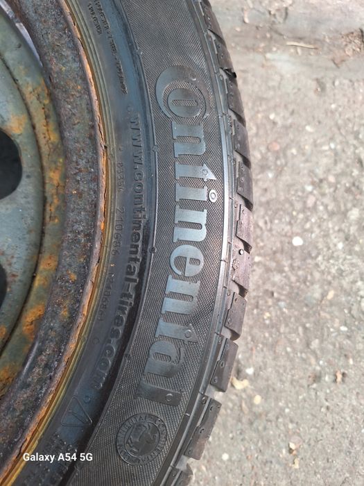4бр 195/55/16 Continental като нови Runflat