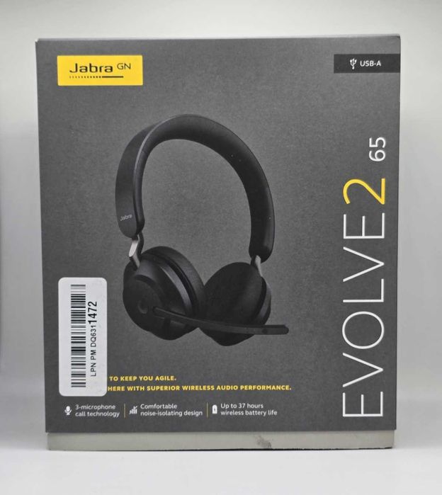 Casti Wireless Jabra Evolve 2 65 - Noi - Sigilate