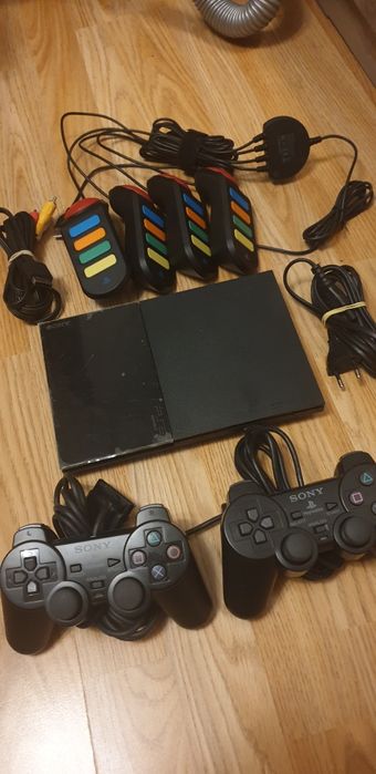 PS 2 с 1 кантролер+ вс.кабели ТОП СЪСТОЯНИЕ-120лв