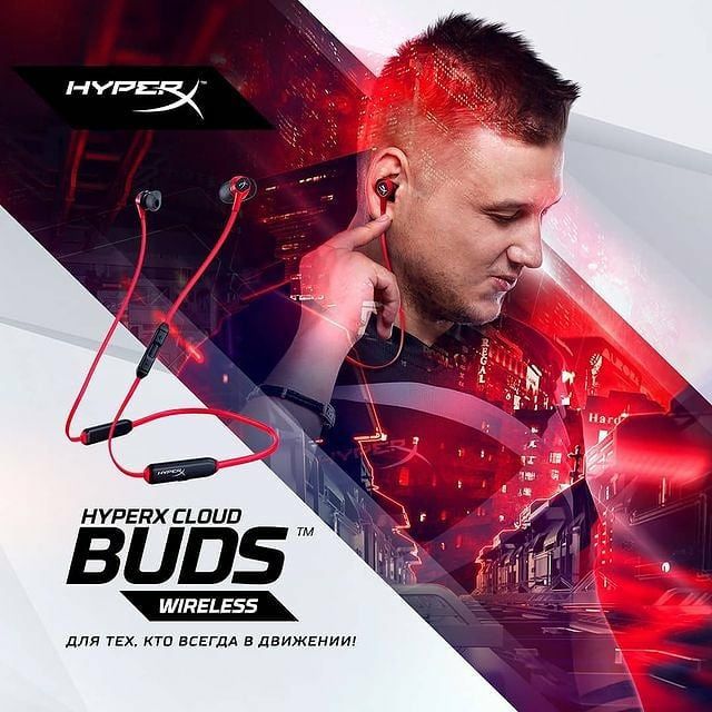 Bluetooth Беспроводные Наушники Hyperx Cloud Buds wireless