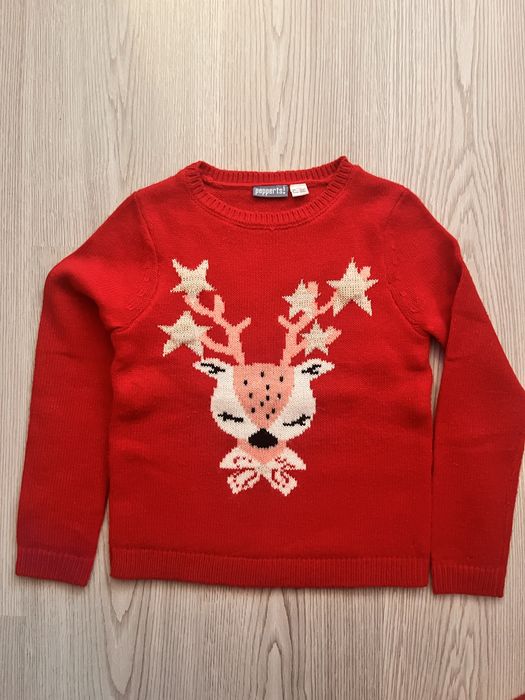 Bluza Craciun pt fete 6-8 ani cu leduri