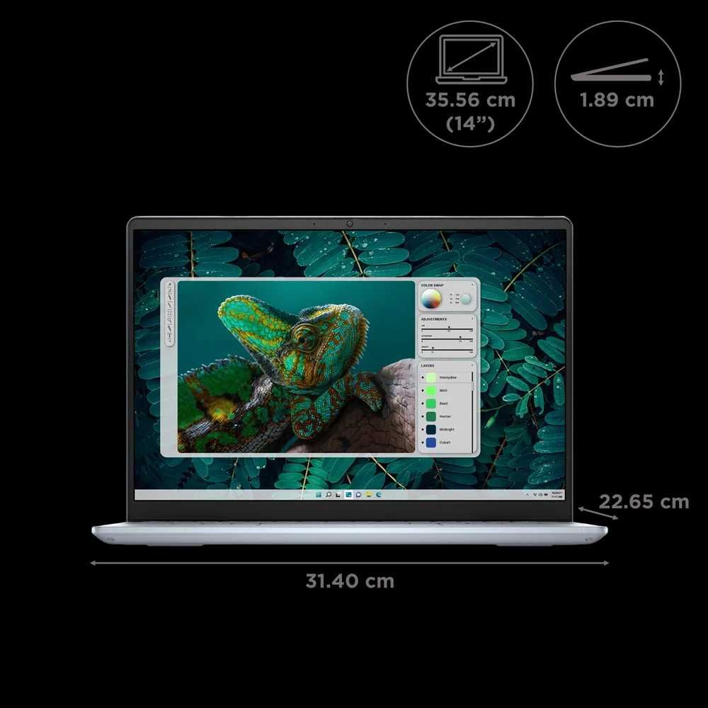 DELL Inspiron 14 7440 U7 155H 14.0" 2.2K IPS LPDDR5 32GB SSD 1 TB ARC