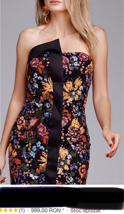 Rochie paiete colorate