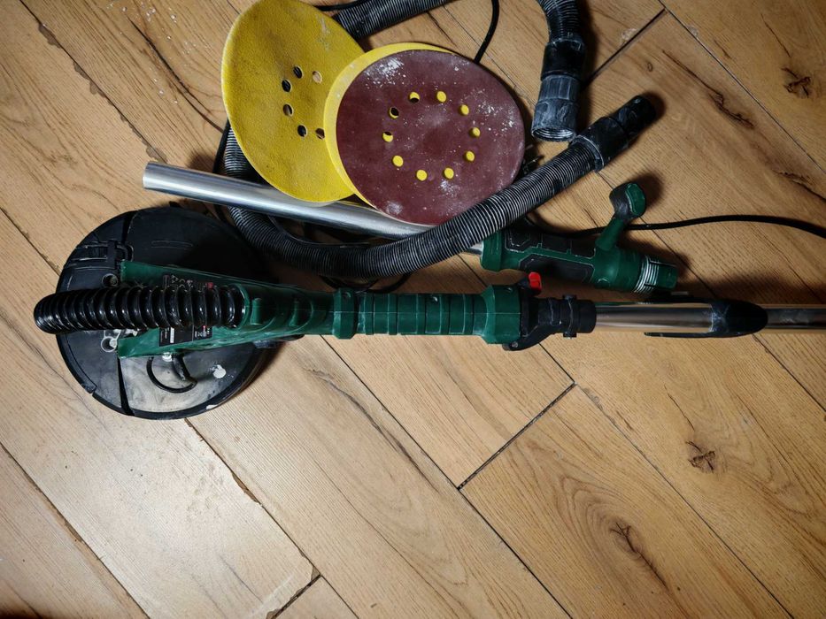Шлайфмашина за стени и тавани сгъваема parkside pwds 920 A1