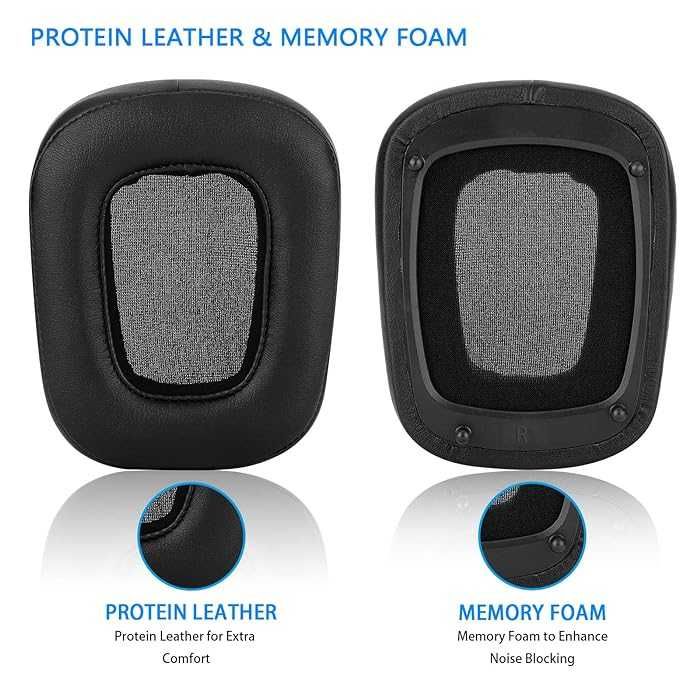 Set 2 bureti pentru casti Razer Tiamat 7.1 V2 - Spuma cu memorie