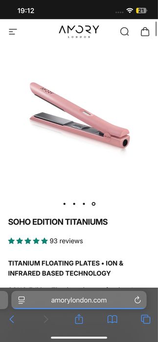 Преса за коса Amory Soho Edition