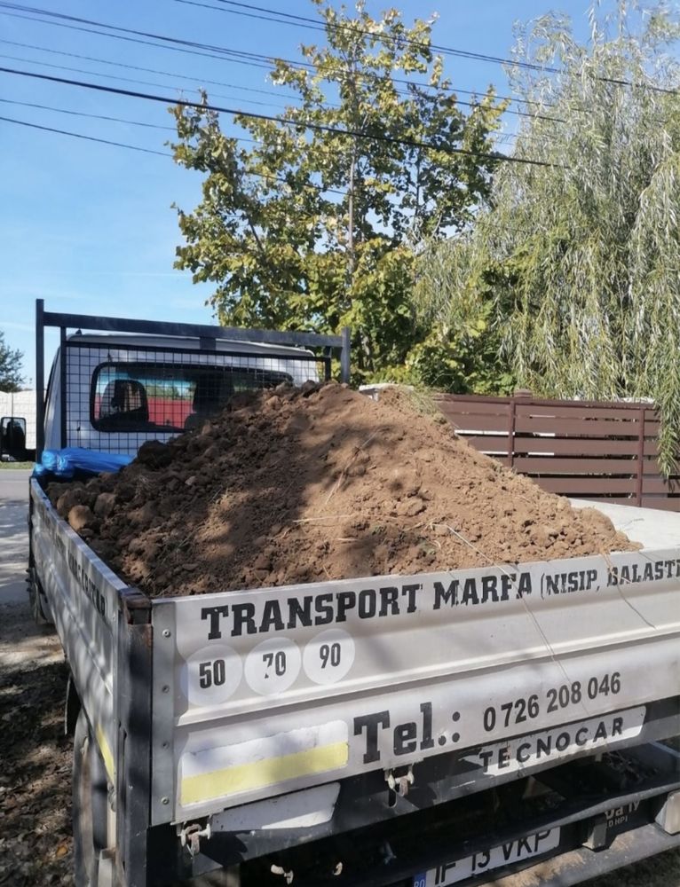 Transport marfa( nisip, balastru, pamant)