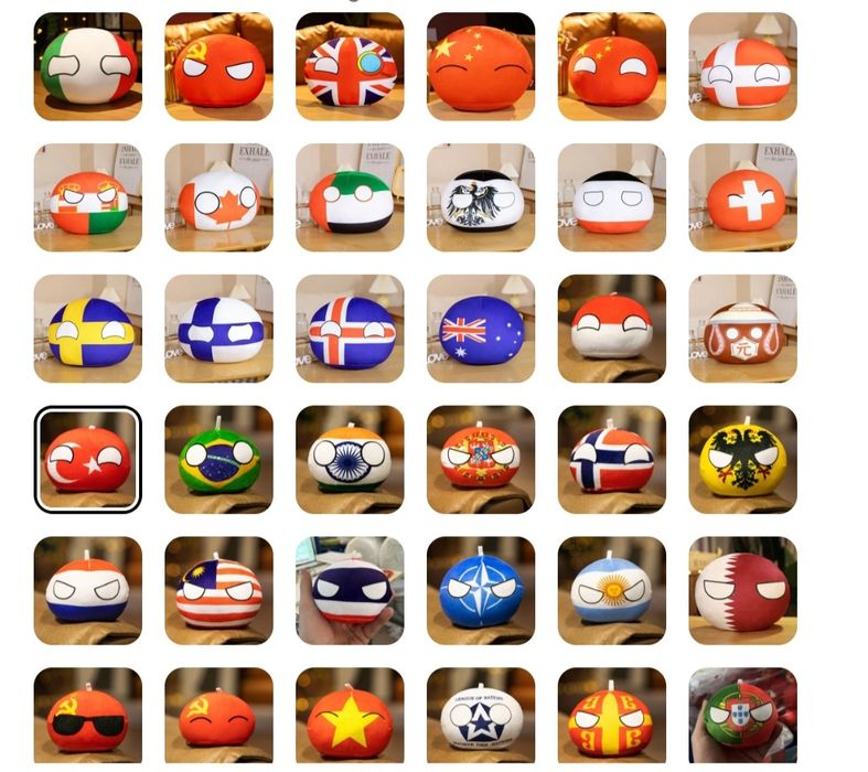 CountryBalls plush плюшени топки с държави