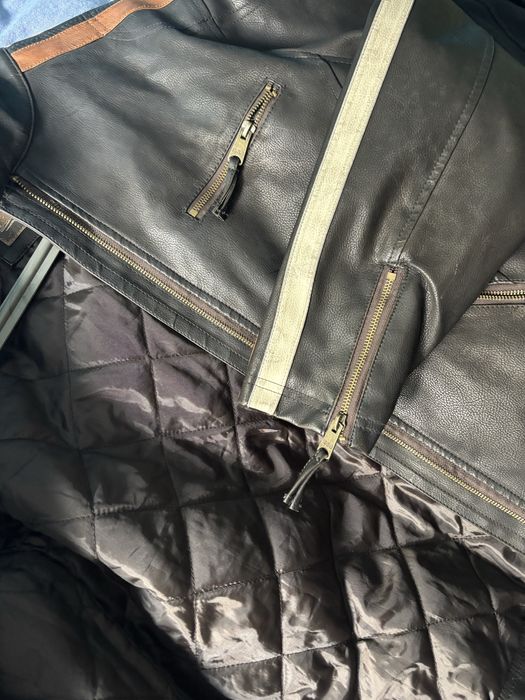 130лв Естествена кожа мъжко яке