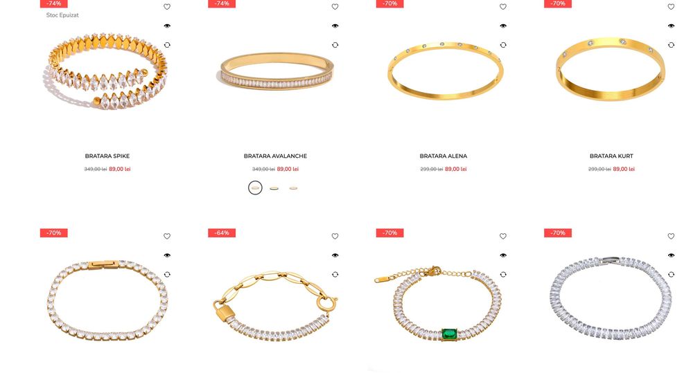 Vand afacere la cheie e-commerce ( nisa bijuterii ) - online