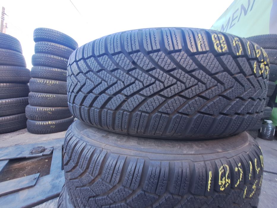 4 roti anvelope Opel 185/60r15 Continental Montaj Gratis