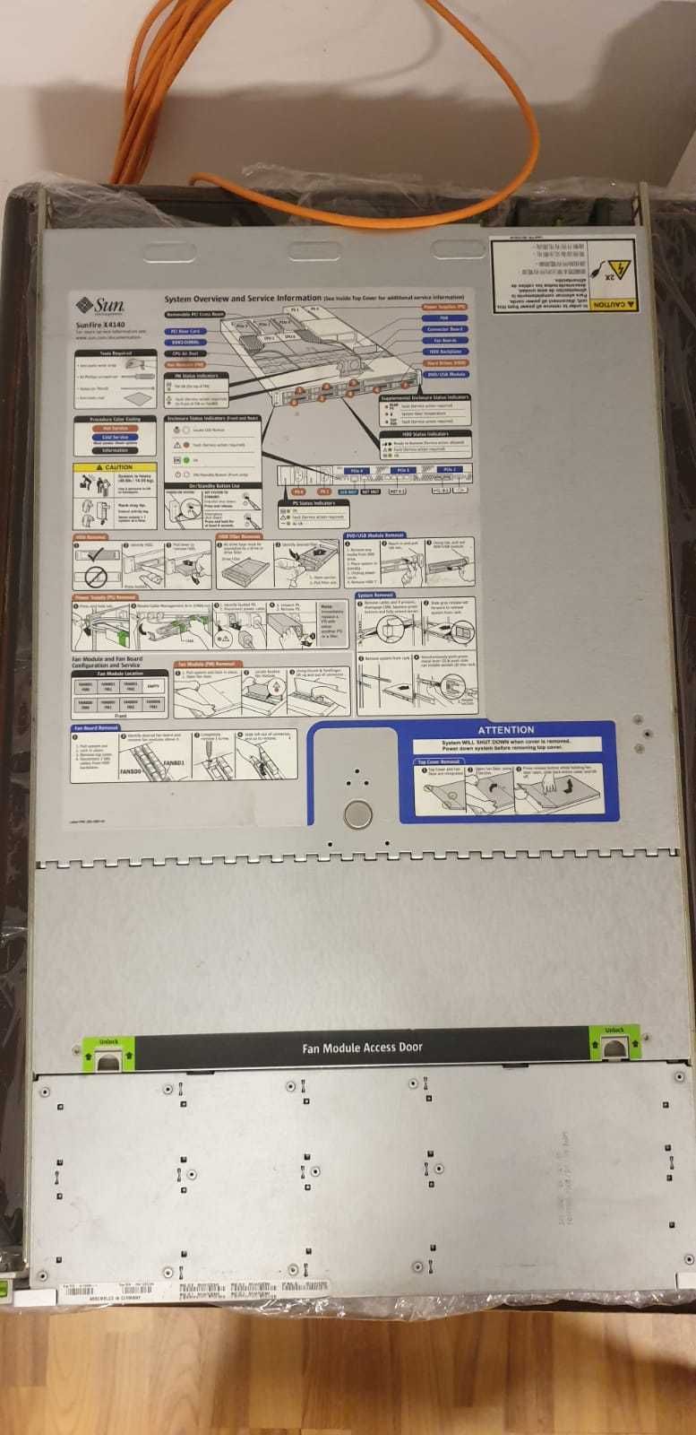 SunFire X4140 Server 2.3GHz 32GB RAM 5x 146GB HDD