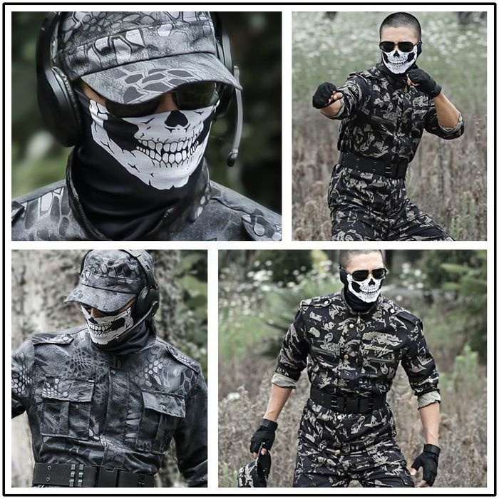 Masca Schelet , Skull Face Bandana Cagula Schelet masca ski moto bike