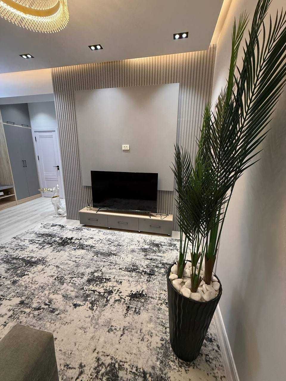 МАХТУМКУЛИ Poytaxt Residence 2-ком РАЗДЕЛЬНАЯ 48м2 под ключ УПАКОВКА!!