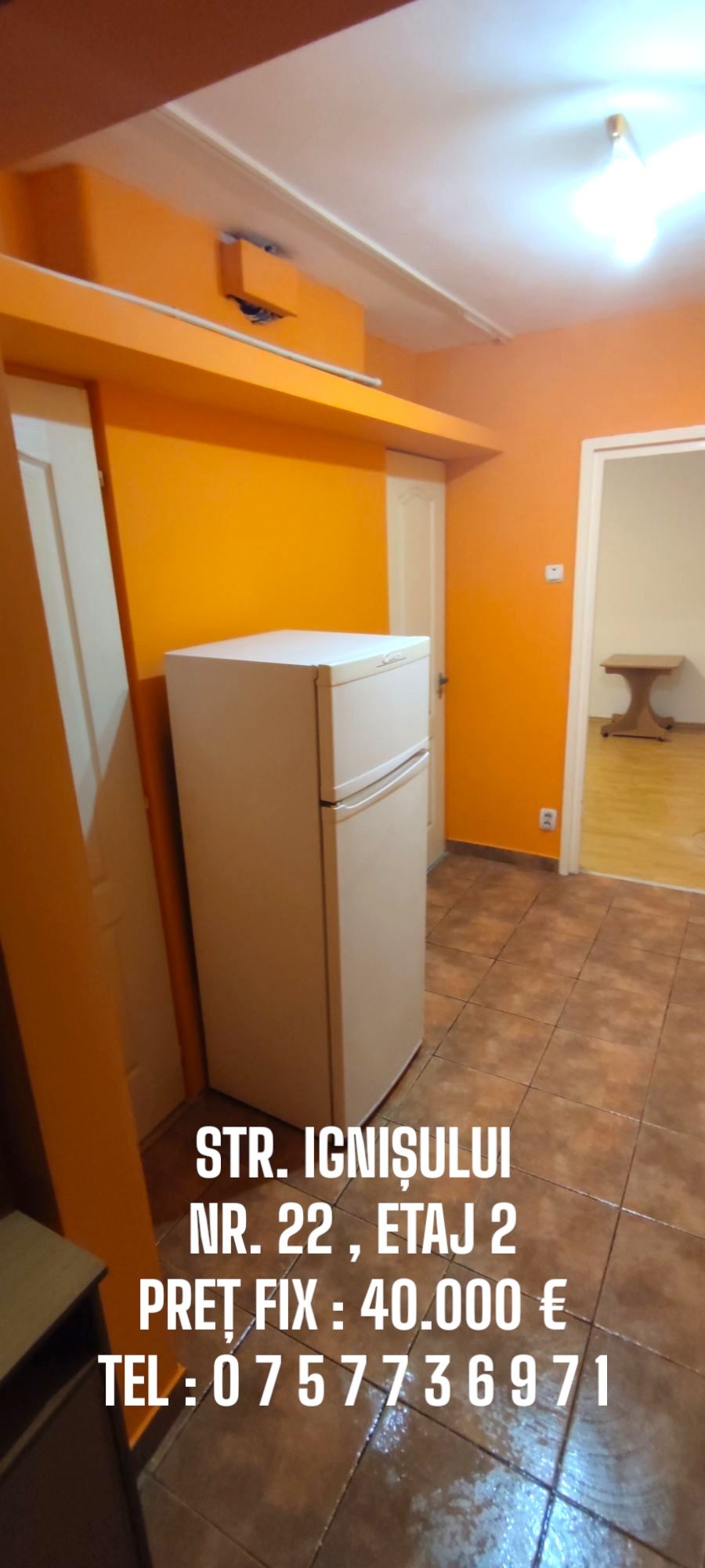Apartament etaj 2, Ignișului, douã camere