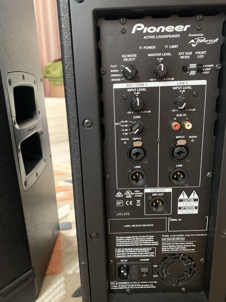 Boxe Profesionale Topuri Powersoft 2400 W PIONEER XPRS 12