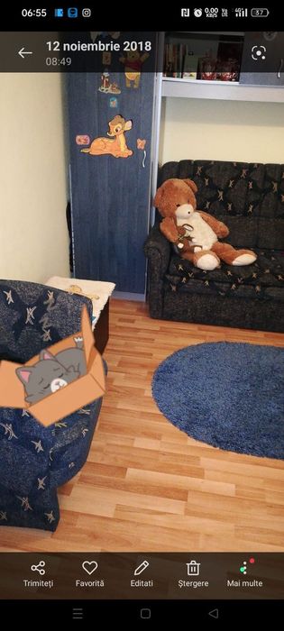 Mobila tineret făcută pe comanda albastru -gri