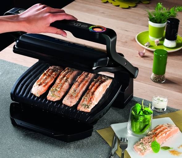 Нов контактен грил/преса TEFAL OptiGrill+ GC712834 бездимен