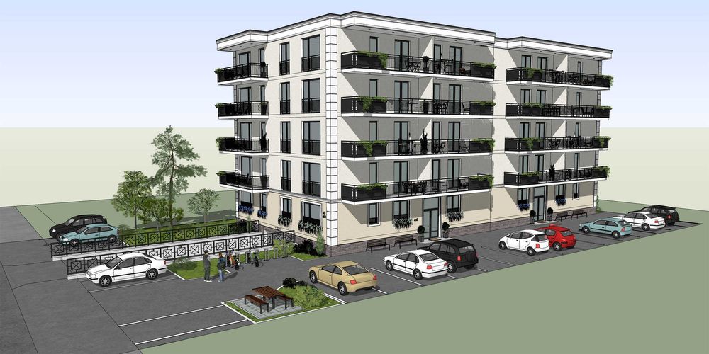 Teren stradal pentru constructie P+4, autorizata, Baneasa - Sisesti