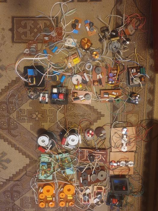 Lot 30 filtre audio( saba,unitra,technics,sony,akai)