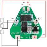 Modul protectie la incarcare 3x acum18650, BMS li-ion, 12,6V/12A