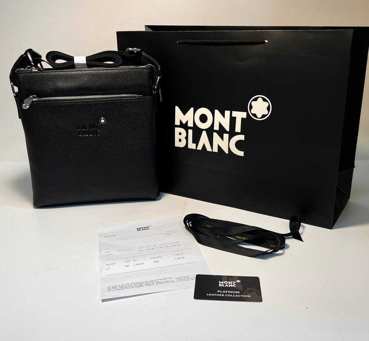 Mont blanc Geantă pentru bărbați, piele 66281
