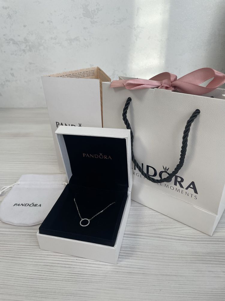 Pandora подвеска пандора серебро 925 проба цепочка