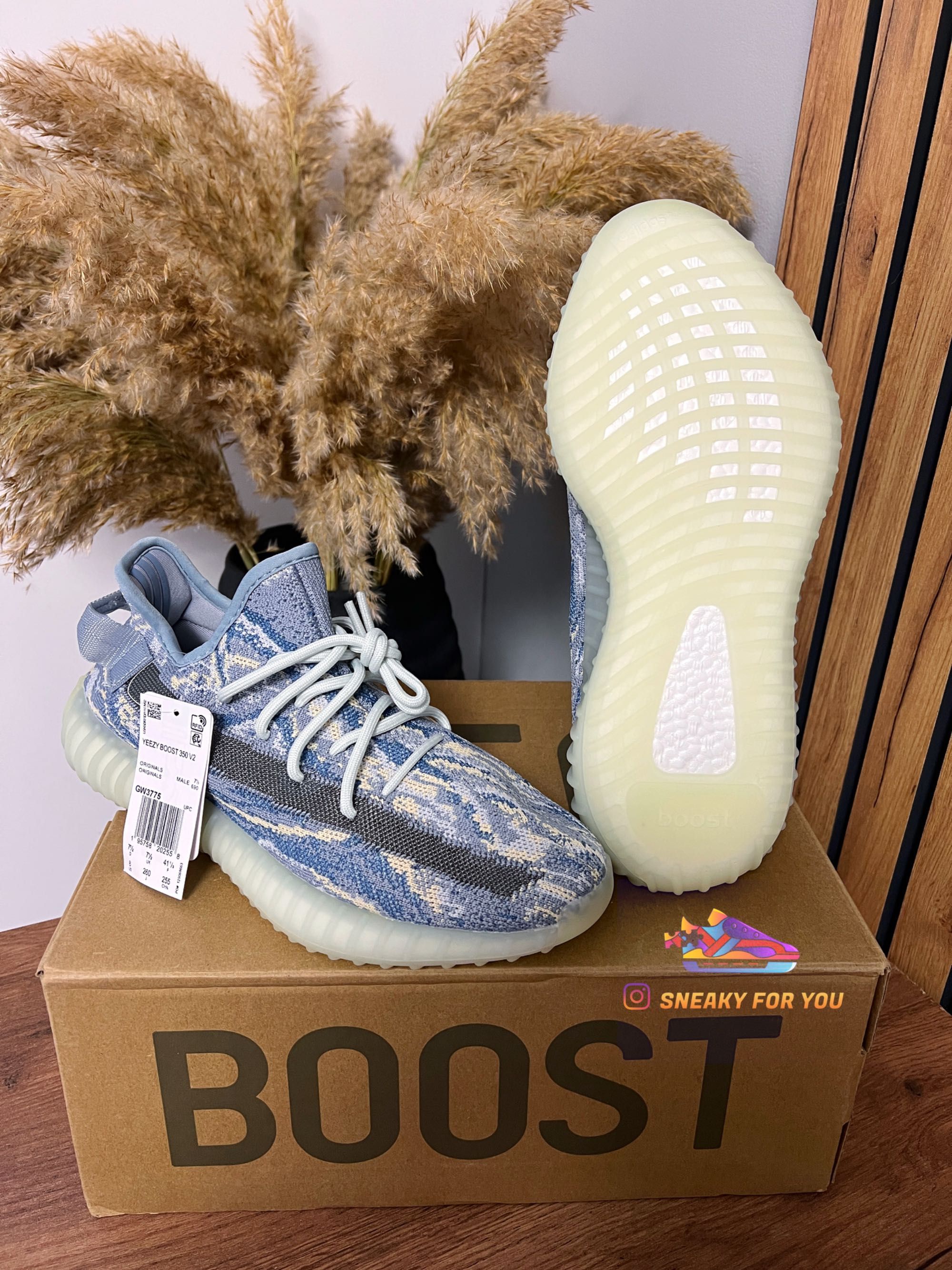 38-46 Adidas Yeezy Boost 350 V2 Mx BLue