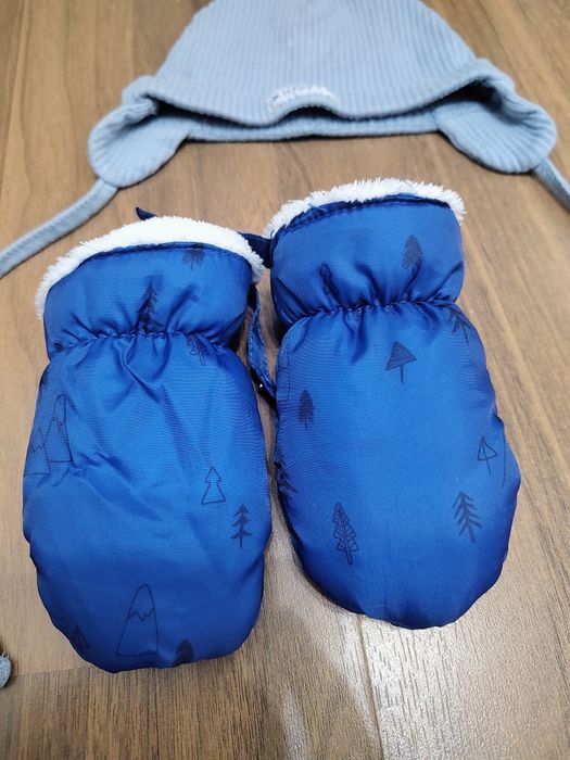 Set mănuși + căciuliță (cadou) | 3-6 luni