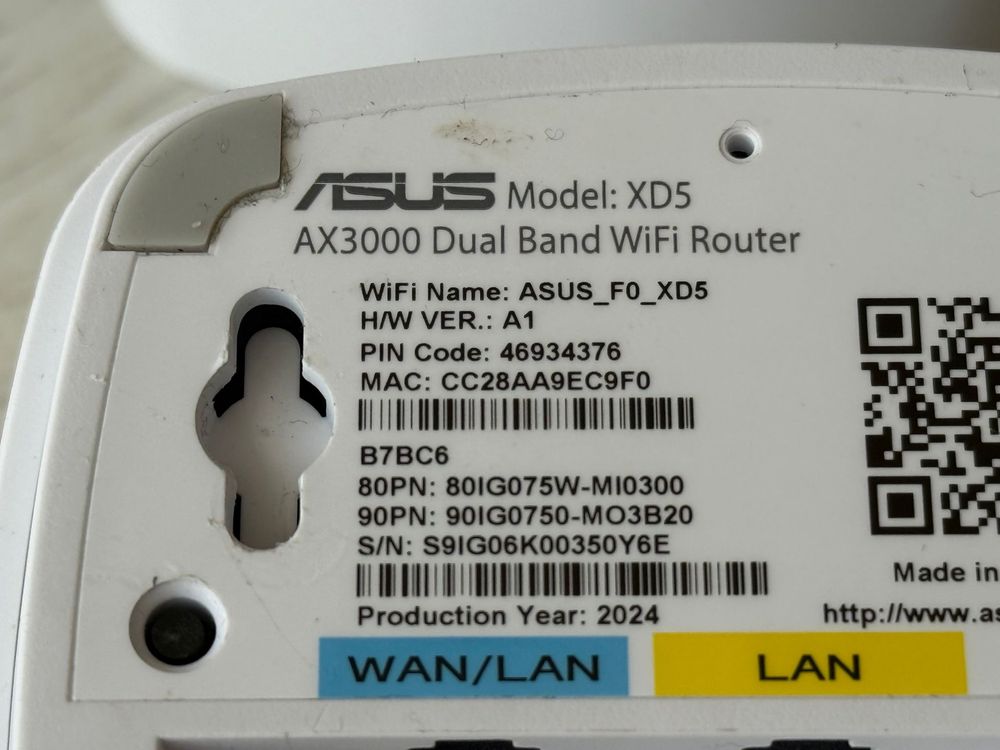 Router Mesh Asus XD5