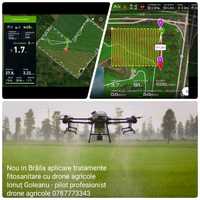 Aplicam tratamente fitosanitare cu drone agricole