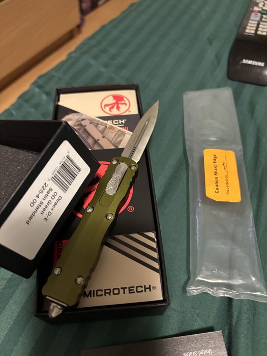 Briceag Microtech od green