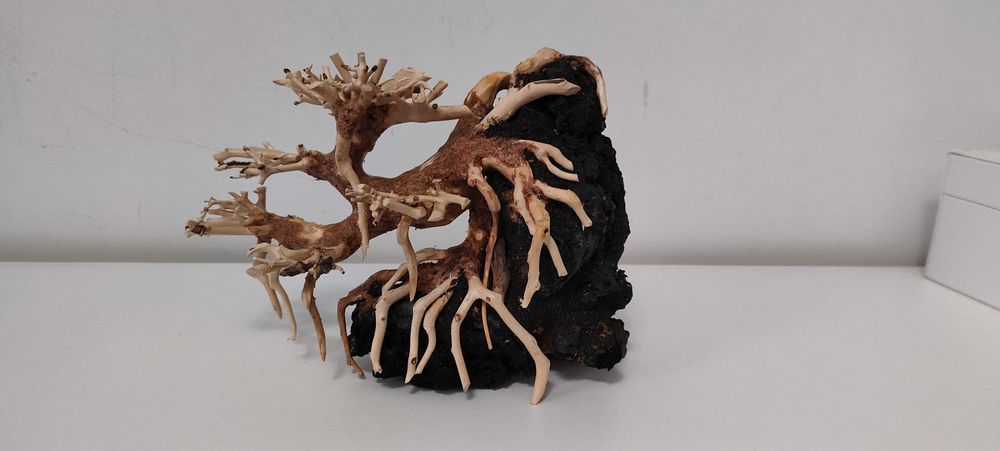 Bonsai decorativ pentru acvariu