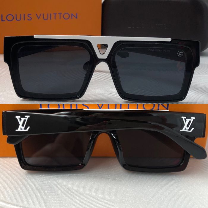 Мъжки слънчеви очила маска 2 цвята черни