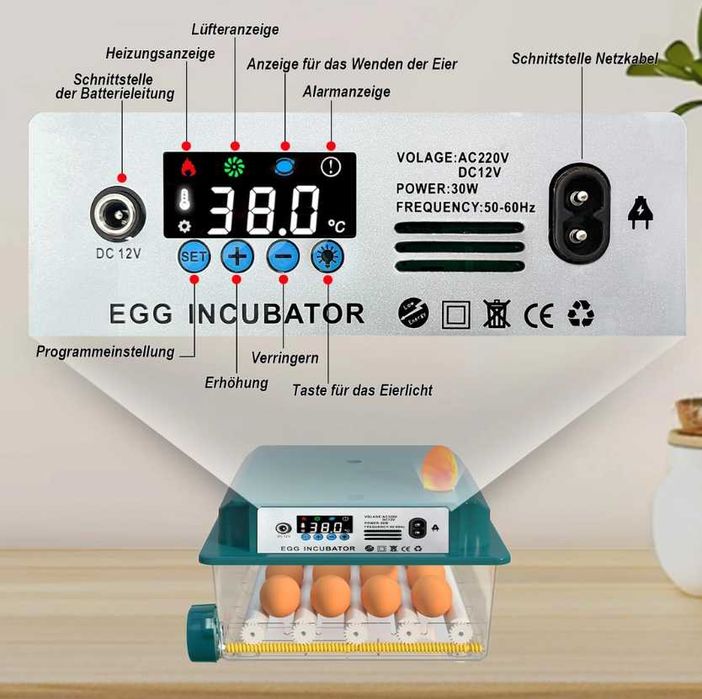 Incubator de ouă CoInceptus