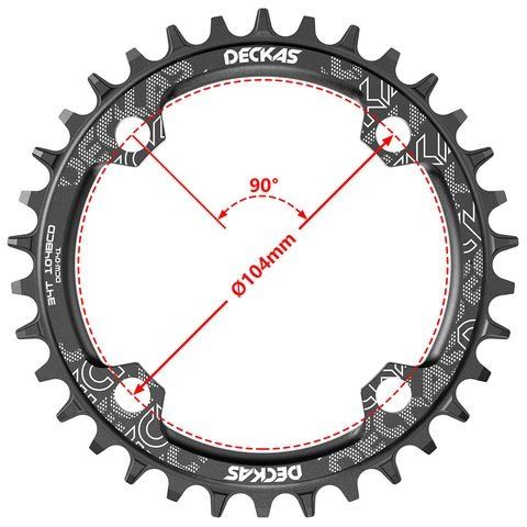 Велосипедные звезда Deckas с технологией Narrow-Wide