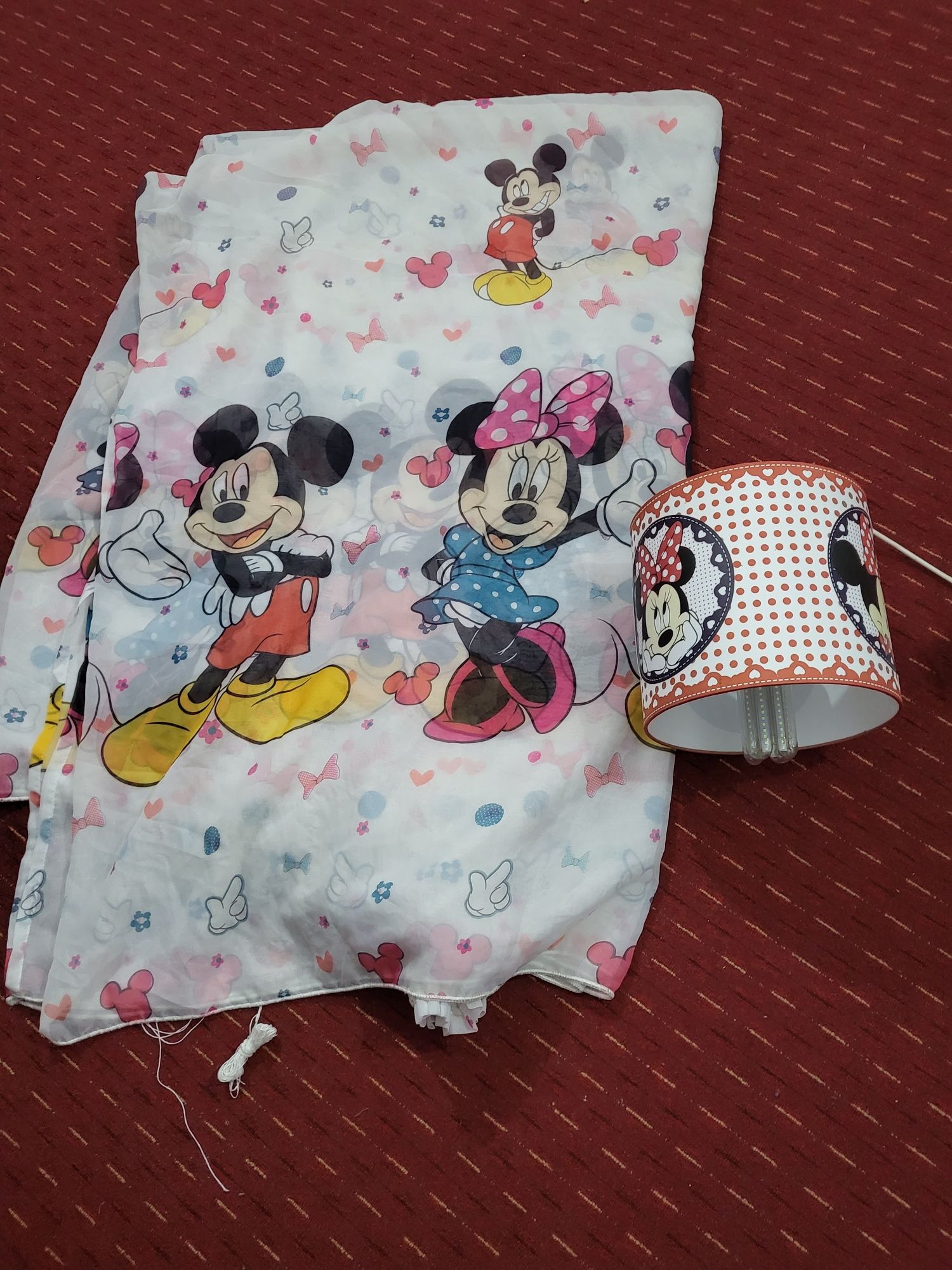 Set perdea si lustra Minnie