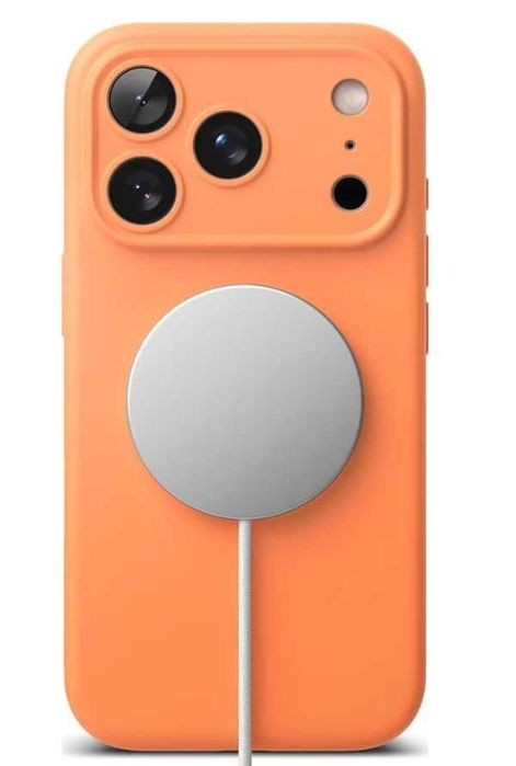 Husa, Ringke Silicone Magnetic CC pentru iPhone 17 Pro Max, Portocaliu