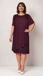 Rochie elegantă grena, Mărime 46