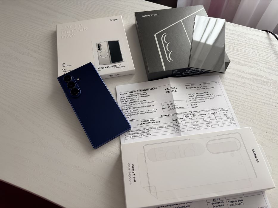 Samsung Z Fold 7 512gb ca nou 2 ani garantie