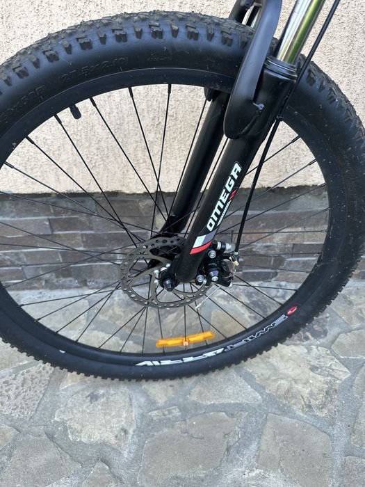 Bicicleta mountainbike Omega ROWAN 27.5", cadru 49 cm, Negru/Rosu