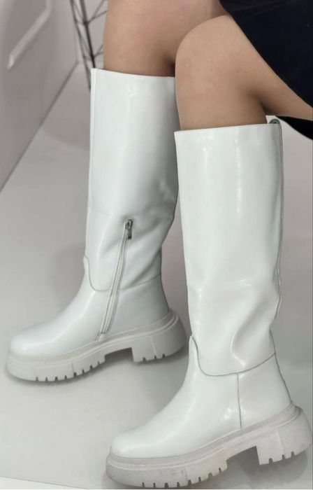 Сапоги женские зима натуральная кожа