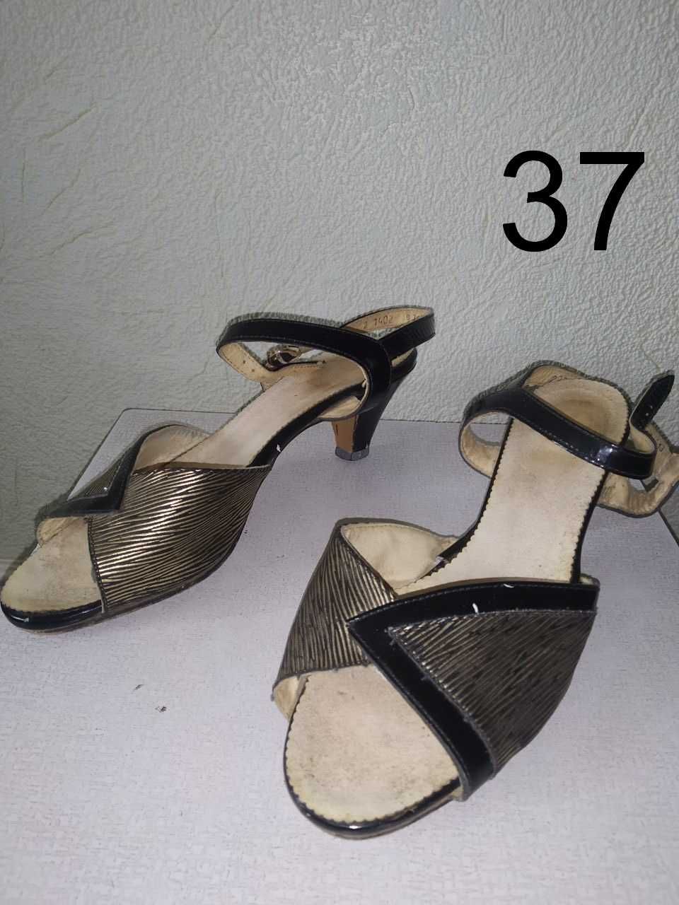 Обувь женская летняя кожаная 37...38 размера Б/у