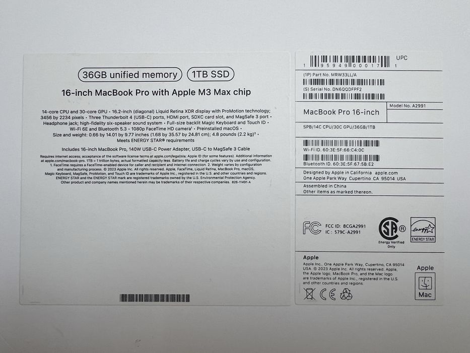 Macbook Pro Apple M3