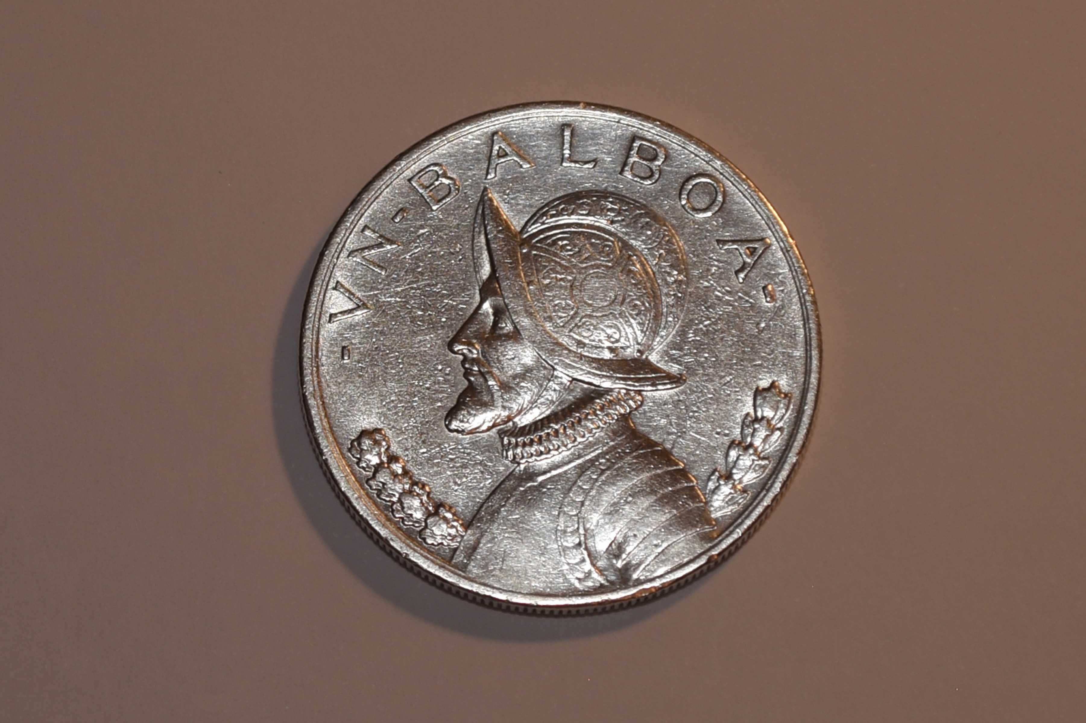 Monedă argint rară - 1 Balboa 1931, Panama