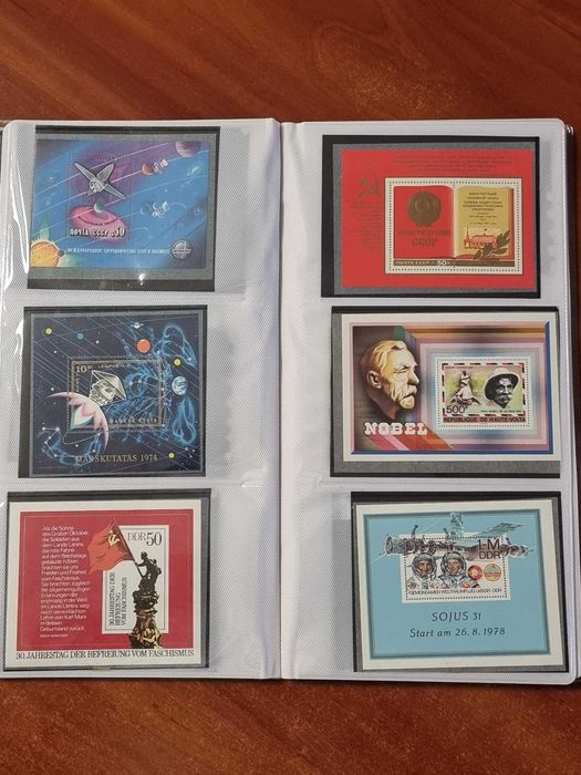 Colectie 250 COLITE FILATELICE, anii 1960-1970, straine USA, CCCP, etc